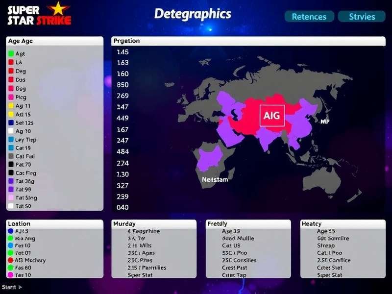 Super Star Strike Player Demographics - Age, Gender, and Location Distribution